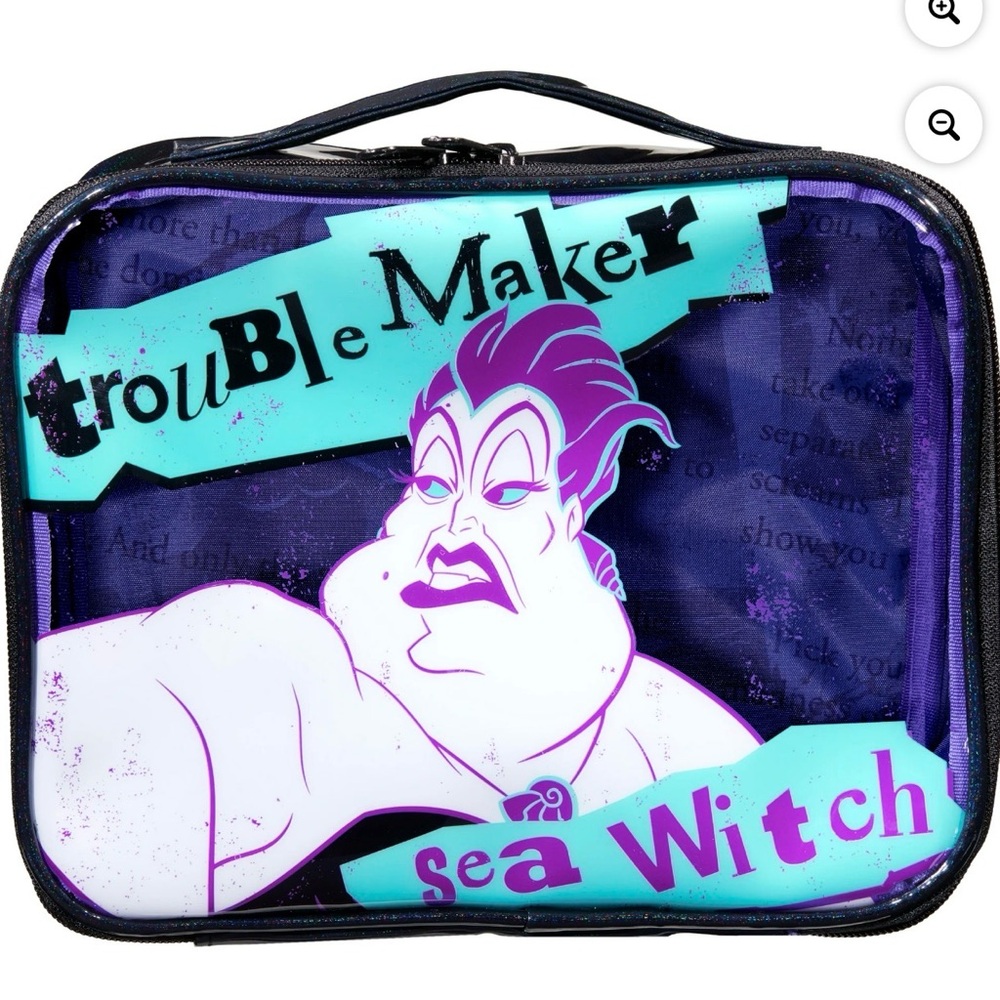 Wet N Wild Disney Villains Ursula Trouble Maker Sea Witch Cosmetic Bag
